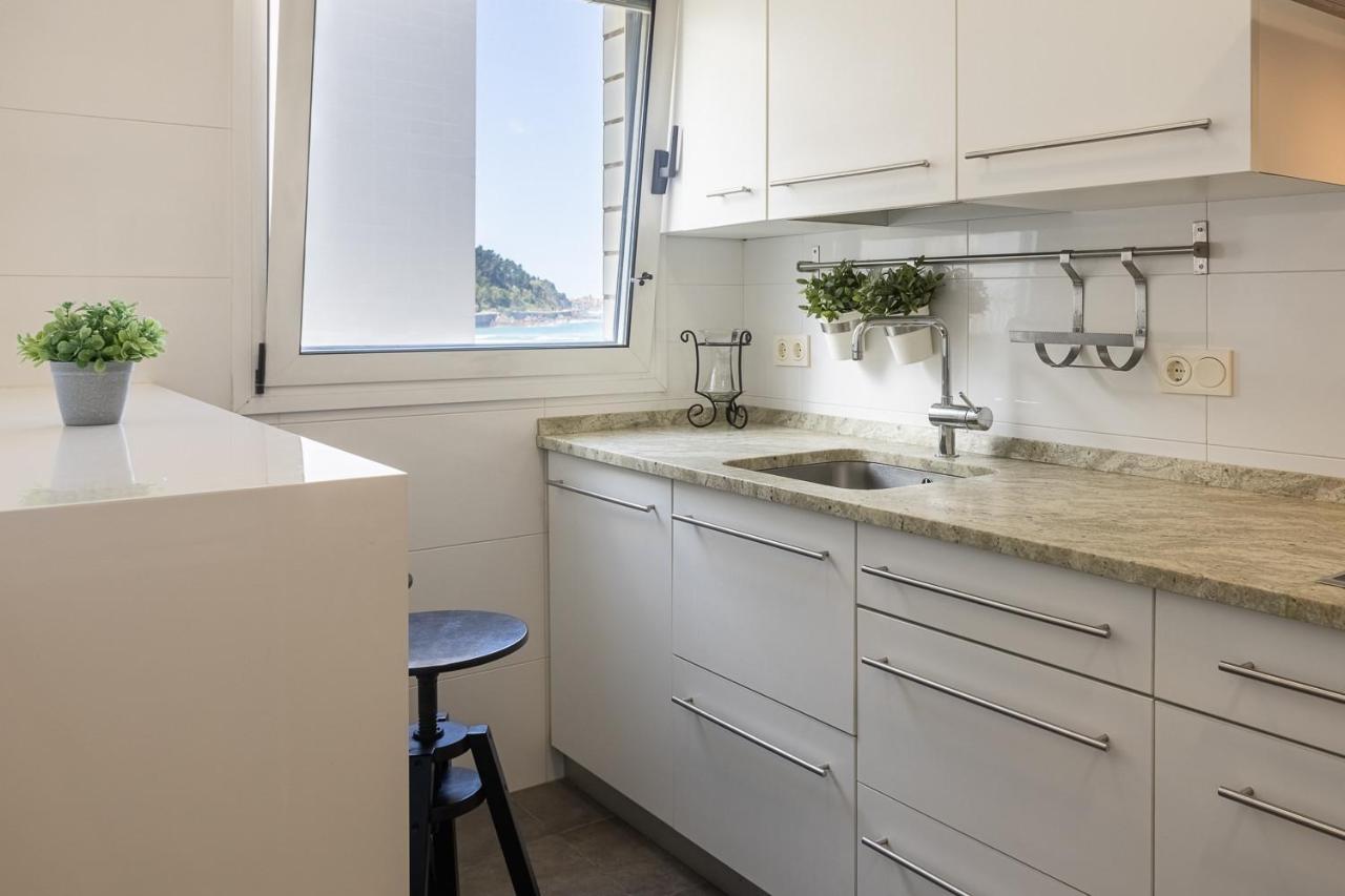 Ferienwohnung Egona-San Luis 2 Vivienda, Playa Y Garaje Zarautz Exterior foto